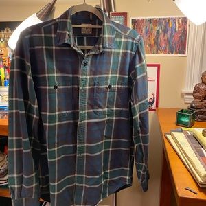 JCrew Mens Slim Fit Checkered Flannel Sz Small
